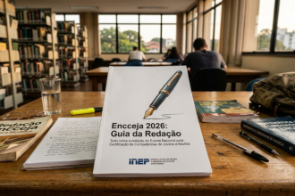 Encceja 2026: nova cartilha do Inep explica como funciona a redação e o que pode levar à aprovação
