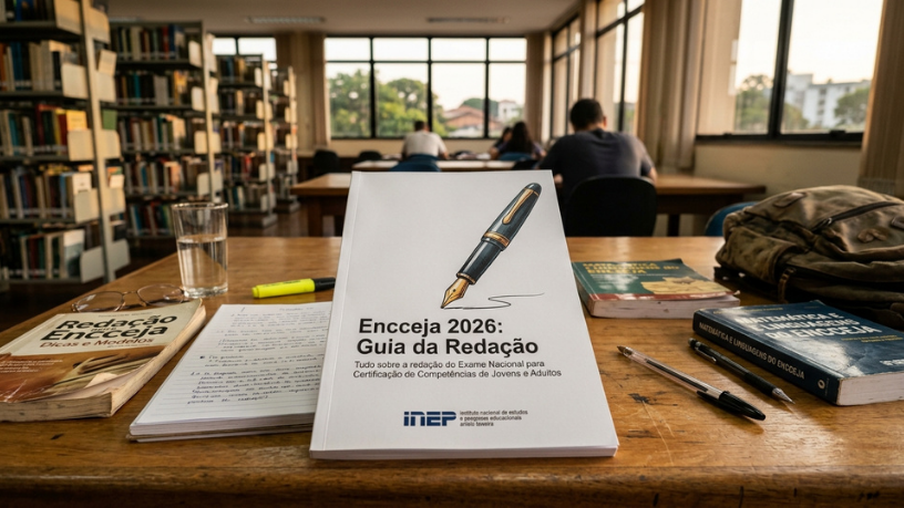 Encceja 2026: nova cartilha do Inep explica como funciona a redação e o que pode levar à aprovação